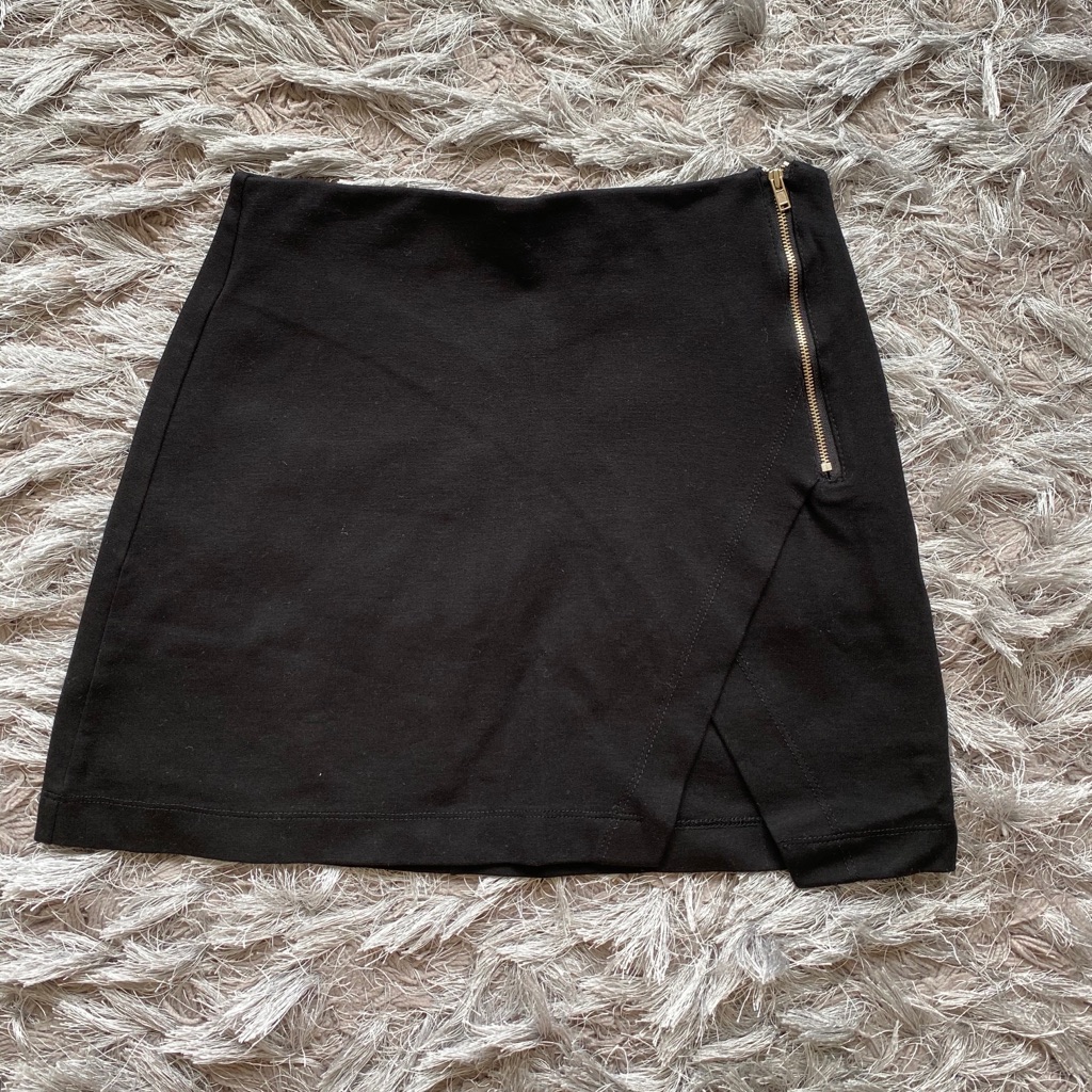 2 For $25 Lush Mini Skirt With A Zip Detail